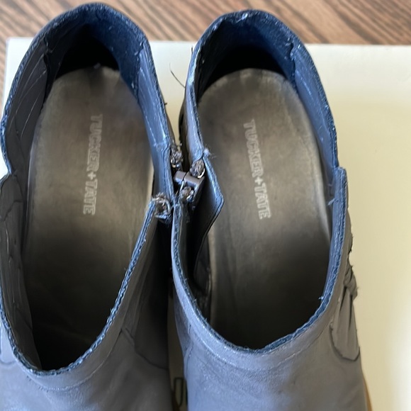 Pewter side zip booties - Picture 4 of 4